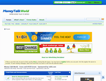 Tablet Screenshot of moneytalkworld.com